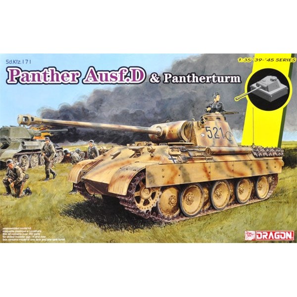 SD.KFZ.171 Panther Ausf.D Mit Panthertum Kit 1:35 DS Modellismo SD.KFZ.171 Panther Ausf.D Mit Panthertum Kit 1:35