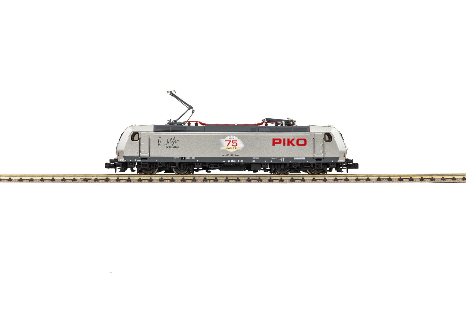 Locomotiva Elettrica BR 185 "PIKO Jubiläum" Scala N DS Modellismo Locomotiva Elettrica BR 185 "PIKO scala N
