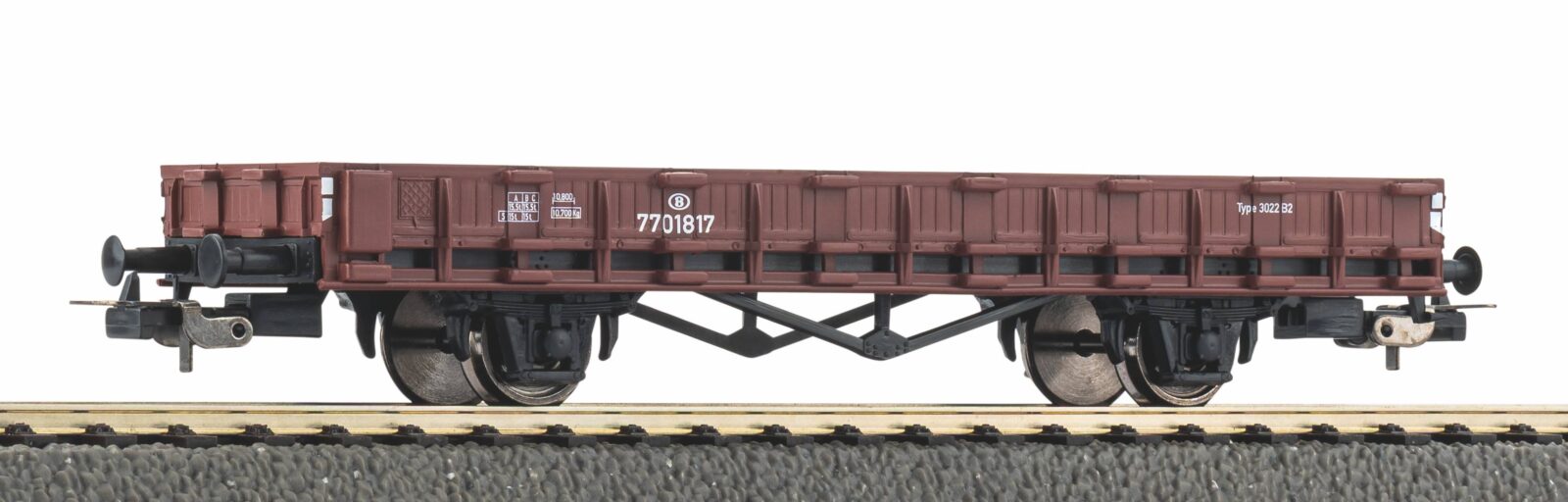 Carro pianale ribassato SNCB Epoca III Scala H0 DS Modellismo Carro pianale ribassato SNCB Epoca scala H0