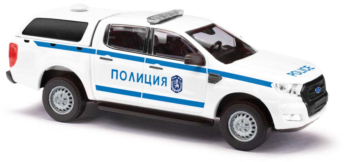Ford Ranger Polizia Bulgaria Scala H0 DS Modellismo Ford Ranger Polizia Bulgaria scala H0 Busch