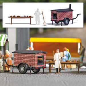 Forno mobile per il pane scala H0 Busch