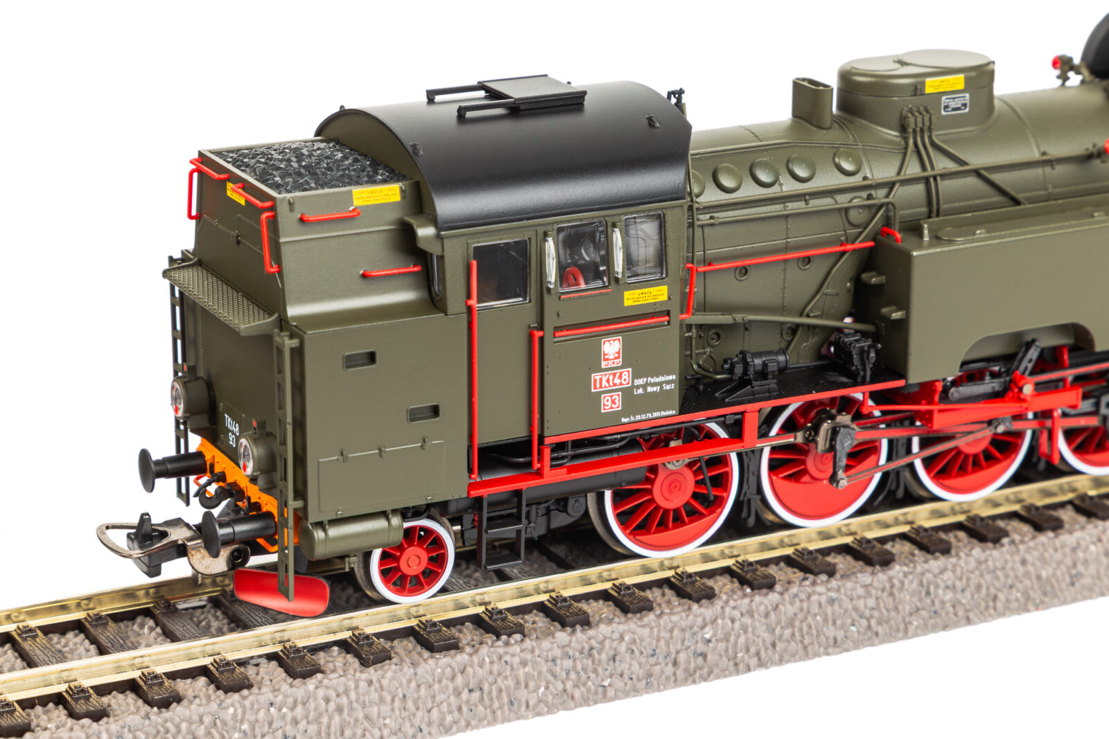 Locomotiva a vapore TKt48 PKP Epoca IV Scala H0 DS Modellismo Locomotiva a vapore TKt48 PKP Epoca scala H0 - vista 4