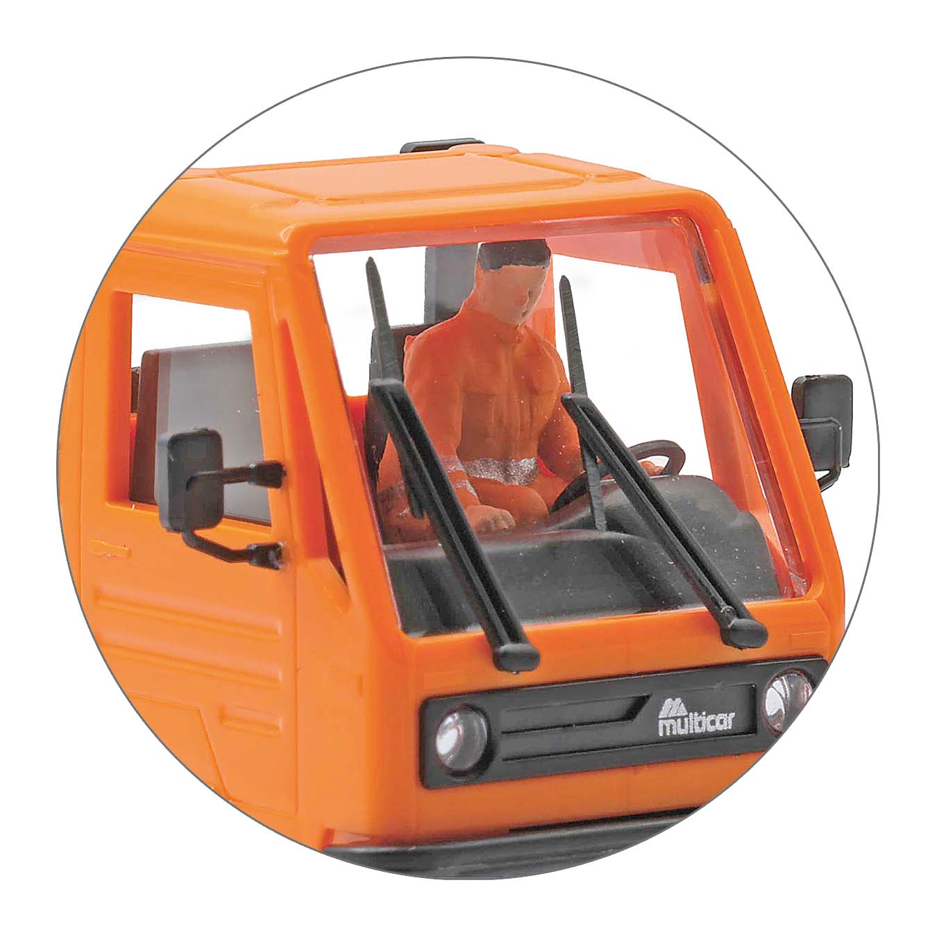 Multicar M26 con Conducente Scala H0 DS Modellismo Multicar M26 Conducente scala H0 Busch