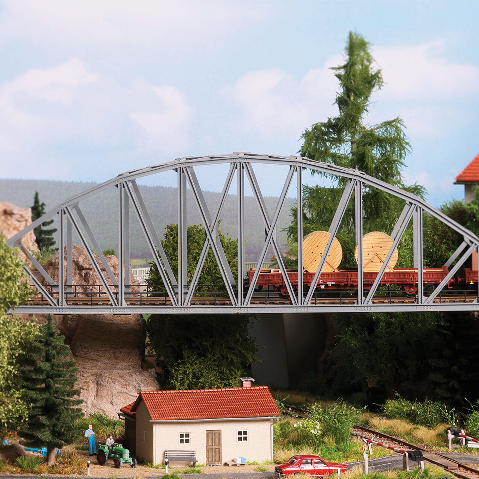 Ponte ad Arco in Acciaio Scala TT DS Modellismo Ponte ad Arco in Acciaio scala TT Busch
