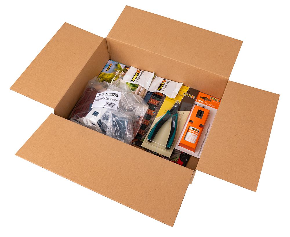 Promozione FALLER-Set Casa dell'artigianato (bianco/grigio) Scala H0 DS Modellismo Promozione FALLER-Set Casa scala H0