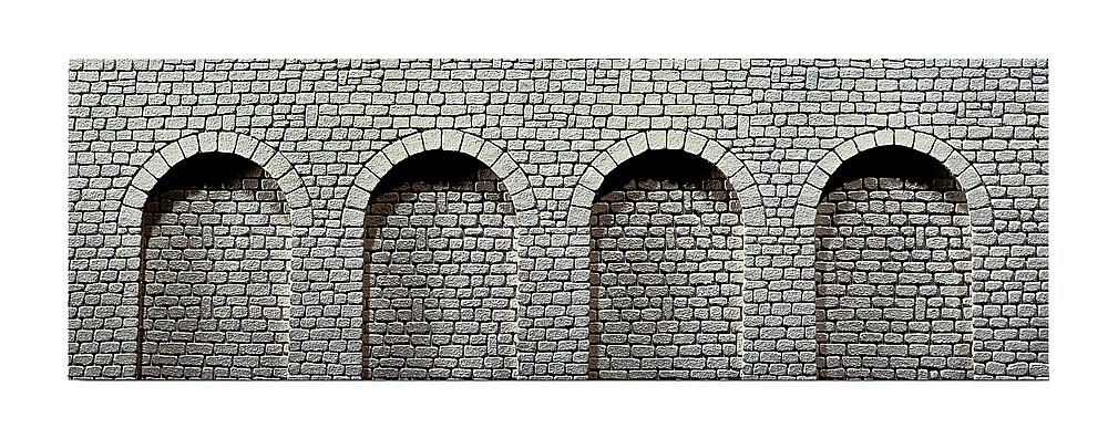 Foglio decorativo - Arcate in pietra naturale Scala N DS Modellismo Foglio decorativo Arcate in pietra scala N