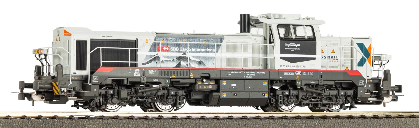 Locomotiva Diesel DE18 SBB Cargo International Epoca VI Scala H0 DS Modellismo Locomotiva Diesel DE18 SBB Cargo scala H0