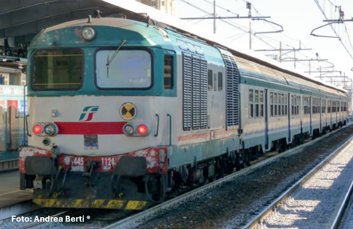 Locomotiva Diesel/Sound D.445.1124 terza serie XMPR FS VI (esclusiva eMMemodels) Scala H0 DS Modellismo Locomotiva Diesel/Sound D.445.1124 scala H0