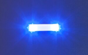 Luci lampeggianti, 15,7 mm Blu scala H0