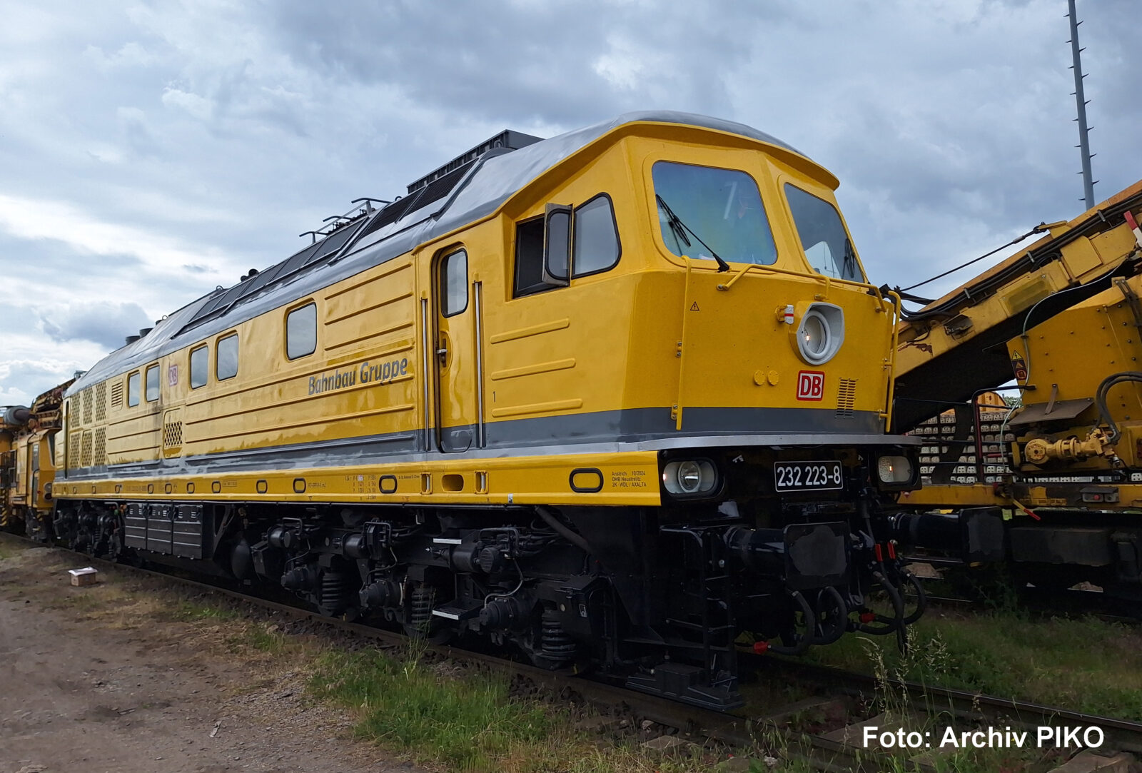 Locomotiva Diesel / Sound BR 232 DB Bahnbau Epoca VI Scala G DS Modellismo Locomotiva Diesel / Sound BR 232 DB scala G