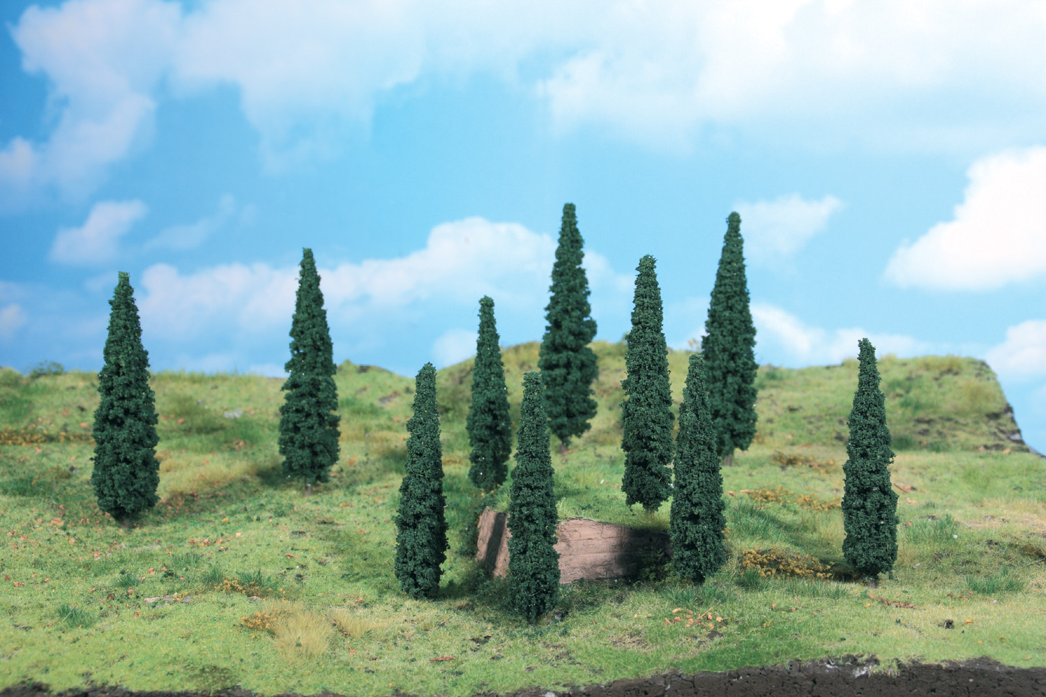 5 cipressi circa 13 cm DS Modellismo 5 cipressi circa Heki