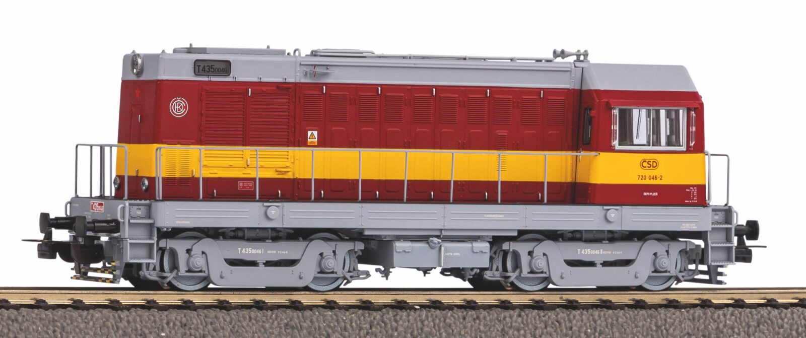 Locomotiva Diesel BR T.435 ÈSD Epoca IV Scala H0 DS Modellismo Locomotiva Diesel BR T.435 ÈSD scala H0