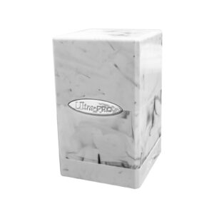 Marble Satin Tower White/black
