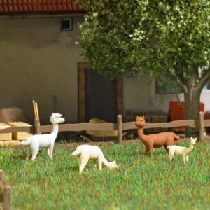 Set d'azione: Alpaca cucciolo scala H0 Busch