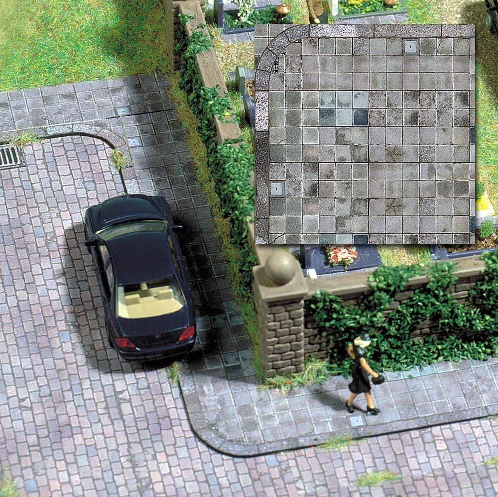 Lastre decorative "Pavè" Scala H0 DS Modellismo Lastre decorative "Pavè" scala H0 Busch