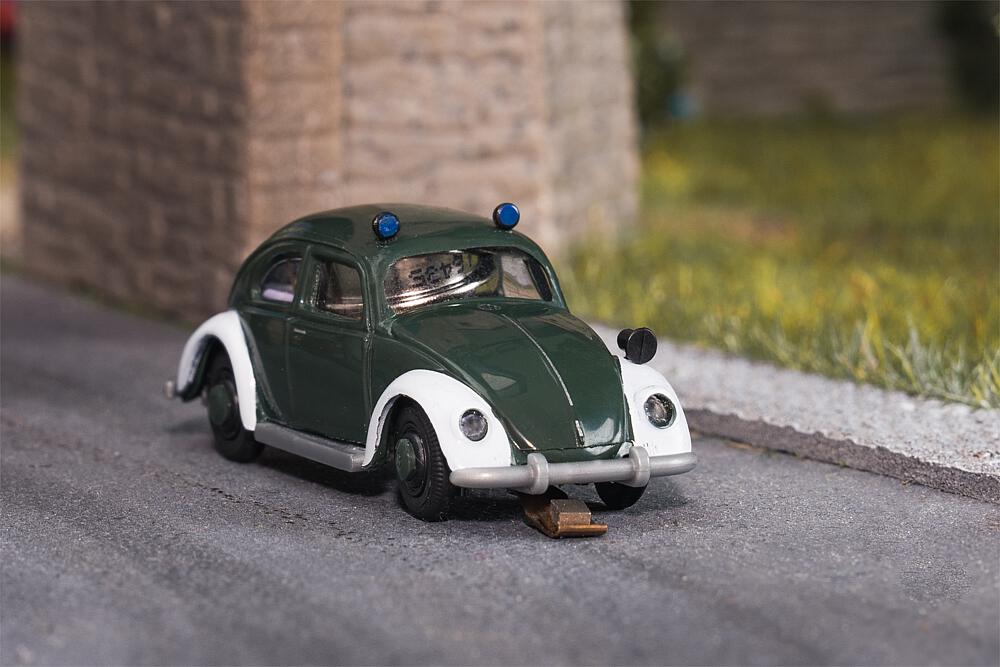 Maggiolino VW Polizia (BUSCH) Scala H0 DS Modellismo Maggiolino VW Polizia (BUSCH) scala H0