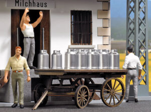 Carrelli di legno scala 1:43 Busch