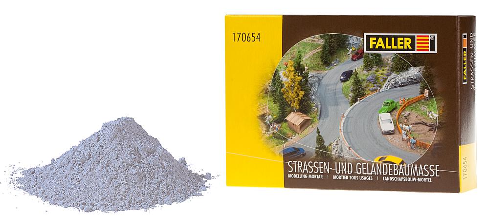 Stucco per carreggiata e terreno, 500 g DS Modellismo Stucco per carreggiata e terreno, 500 g
