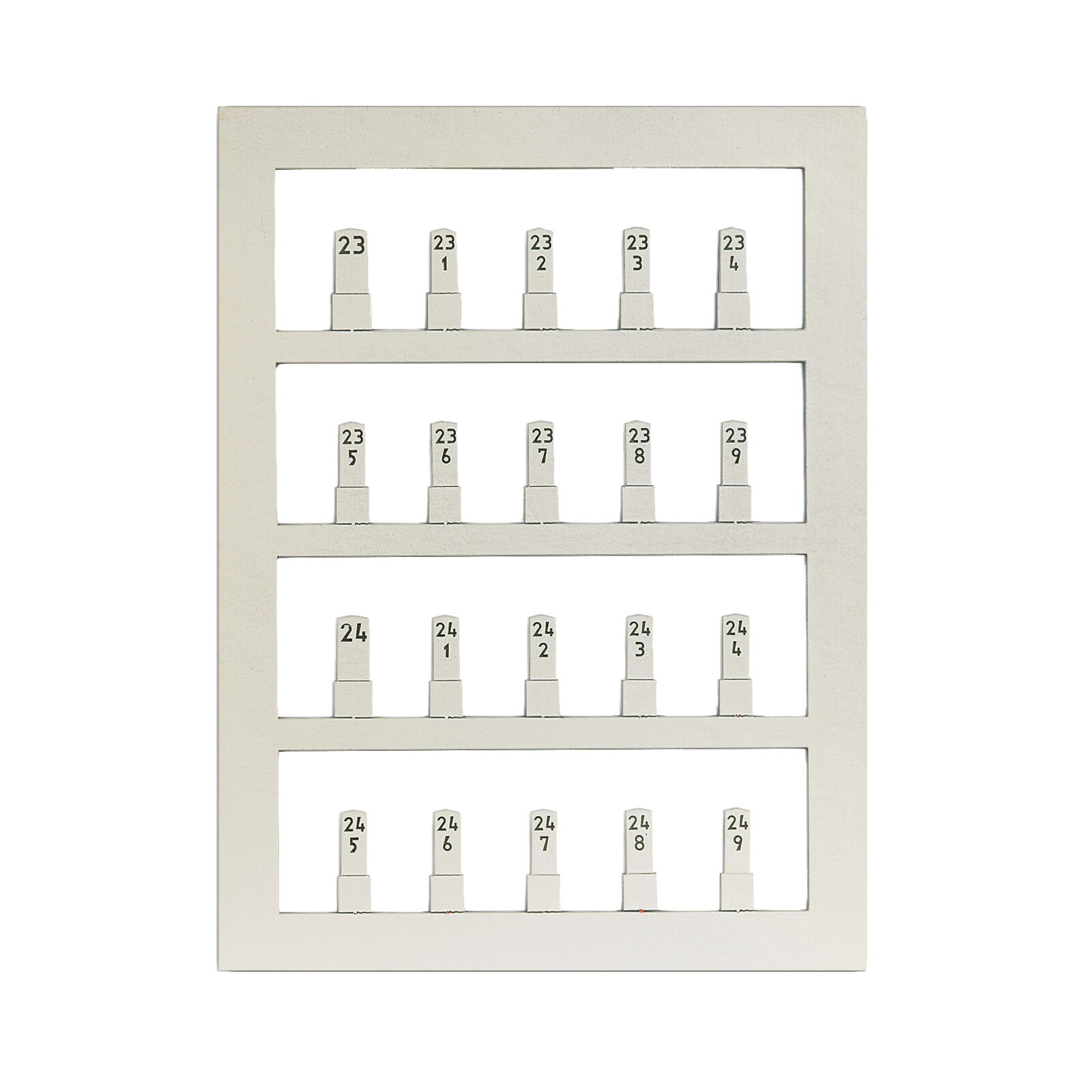 Pietre numerate Scala H0 DS Modellismo Pietre numerate scala H0 Busch