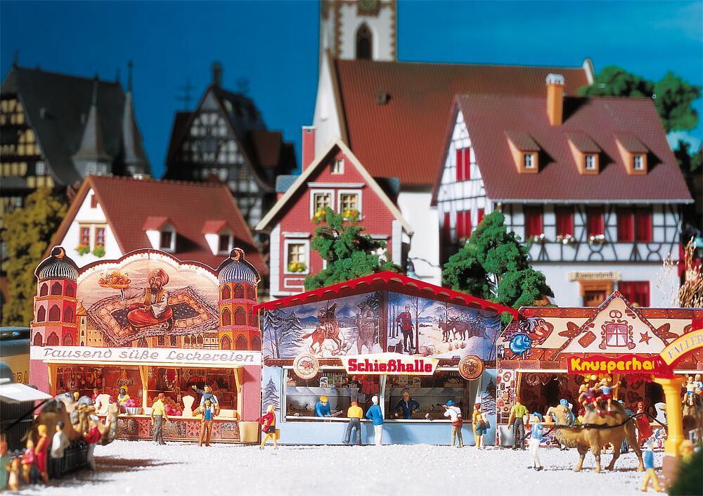 Bancarelle del Luna Park Scala H0 DS Modellismo Bancarelle del Luna Park scala H0 Faller