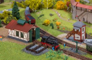 Rimessa per locomotive di linea palo scala N