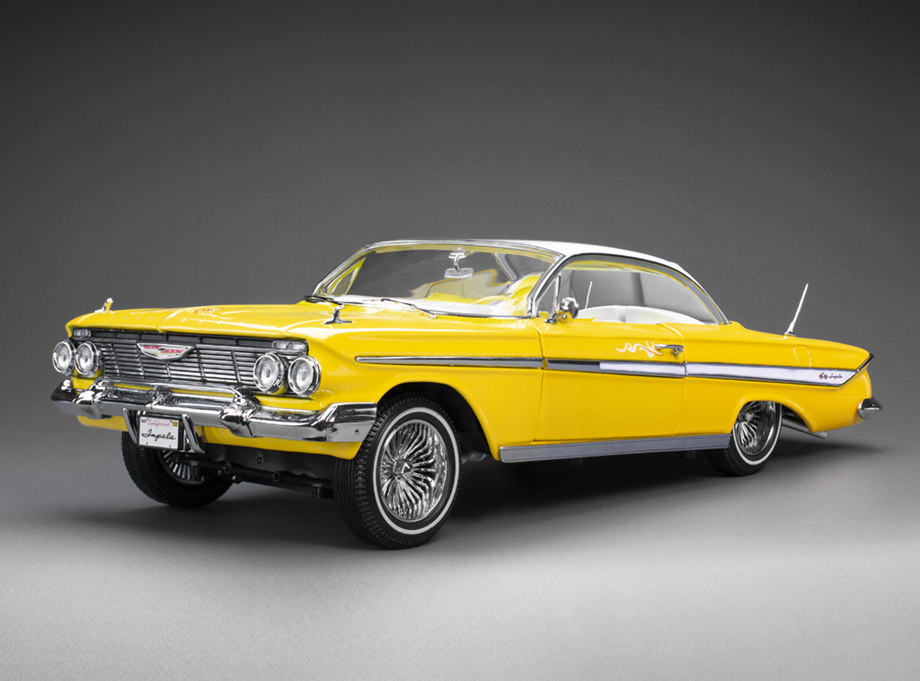Chevrolet Impala Hardtop Lowrider del 1961 DS Modellismo Chevrolet Impala Hardtop Lowrider scala 1:18