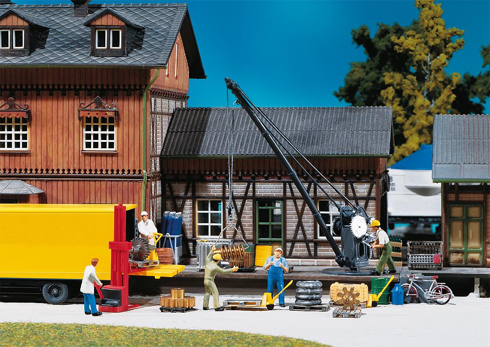 Gru per il carico Scala H0 DS Modellismo Gru per il carico scala H0 Faller