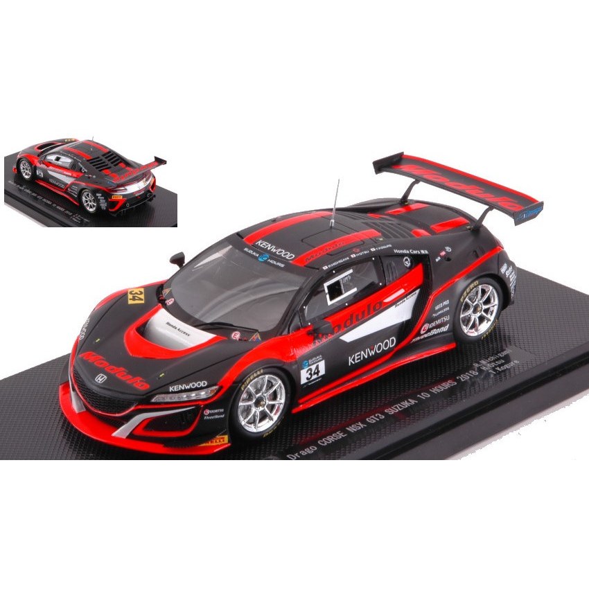 Honda NSX GT3 N.34 10 H Suzuka 2018 Michigami-Otsu-Kogure 1:43 DS Modellismo Honda NSX GT3 N.34 10 H Suzuka 2018 Michigami-Otsu-Kogure 1:43