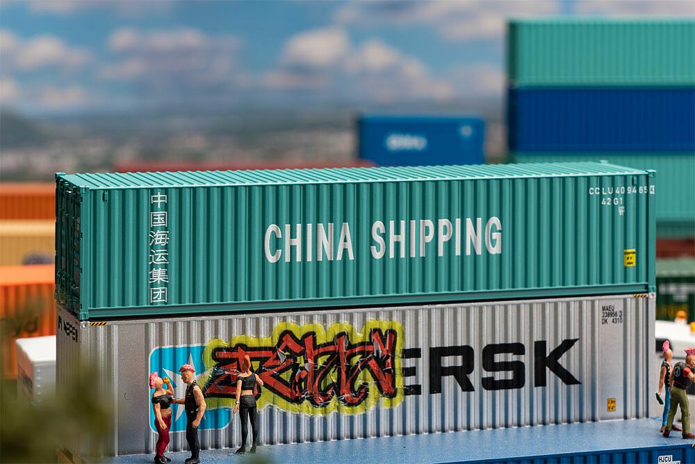 Container da 40' "CHINA SHIPPING" Scala H0 DS Modellismo Container da 40' "CHINA SHIPPING" scala H0