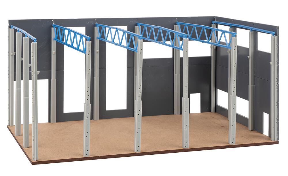 Capannone industriale in costruzione Scala H0 DS Modellismo Capannone industriale scala H0
