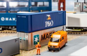 Container Hi-Cube da 40' "P&O" scala H0