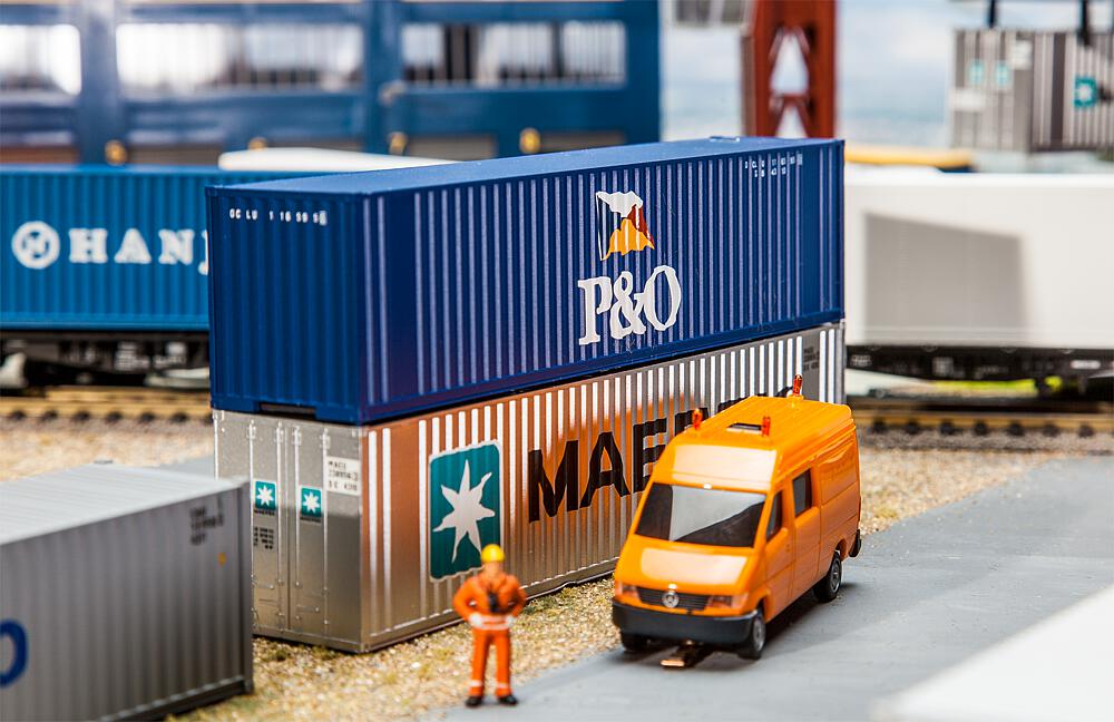 Container Hi-Cube da 40' "P&O" Scala H0 DS Modellismo Container Hi-Cube da 40' "P&O" scala H0