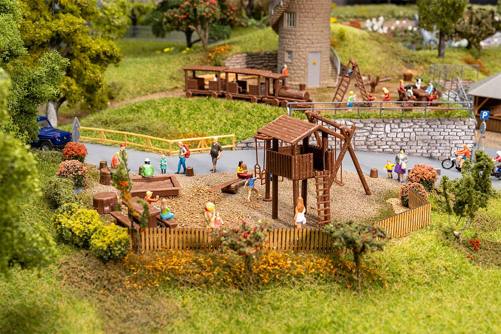 Set promozionale del Parco Giochi Avventura Scala H0 DS Modellismo Set promozionale del Parco Giochi scala H0