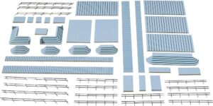 Set di scale scala H0 Faller