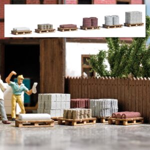 Pallet materiale da costruzione scala H0