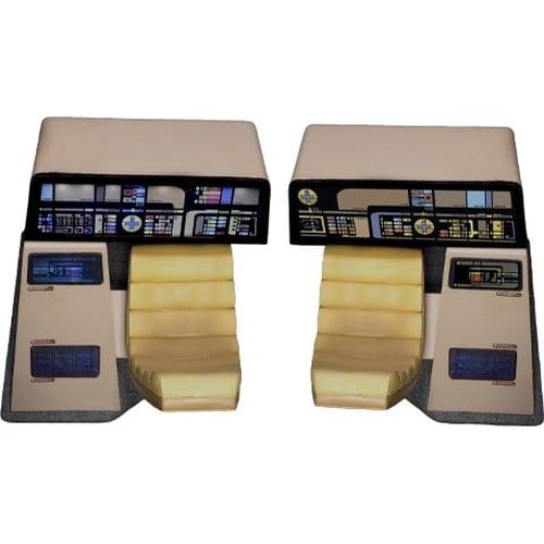 Replica Star Trek: The Next Generation 1/6 Enterprise-D Bridge Consoles Set DS Modellismo Replica Star Trek: The Next Generation 1/6 Enterprise-D Bridge Consoles Set