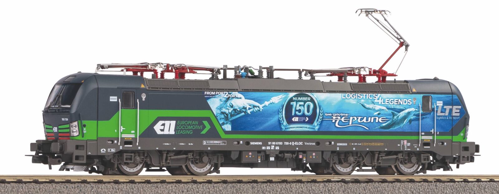 Locomotiva elettrica BR 193 LTE Neptunes Epoca VI Scala H0 DS Modellismo Locomotiva elettrica BR 193 LTE scala H0
