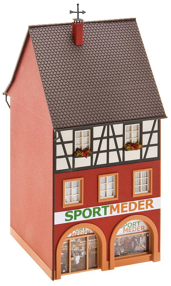 Casa a schiera Sport Meder Scala H0 DS Modellismo Casa a schiera Sport Meder scala H0 Faller