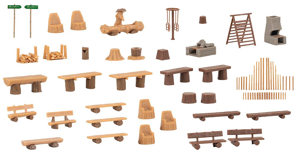 Set promozionale del Parco Giochi Avventura Scala H0 DS Modellismo Set promozionale del Parco Giochi scala H0