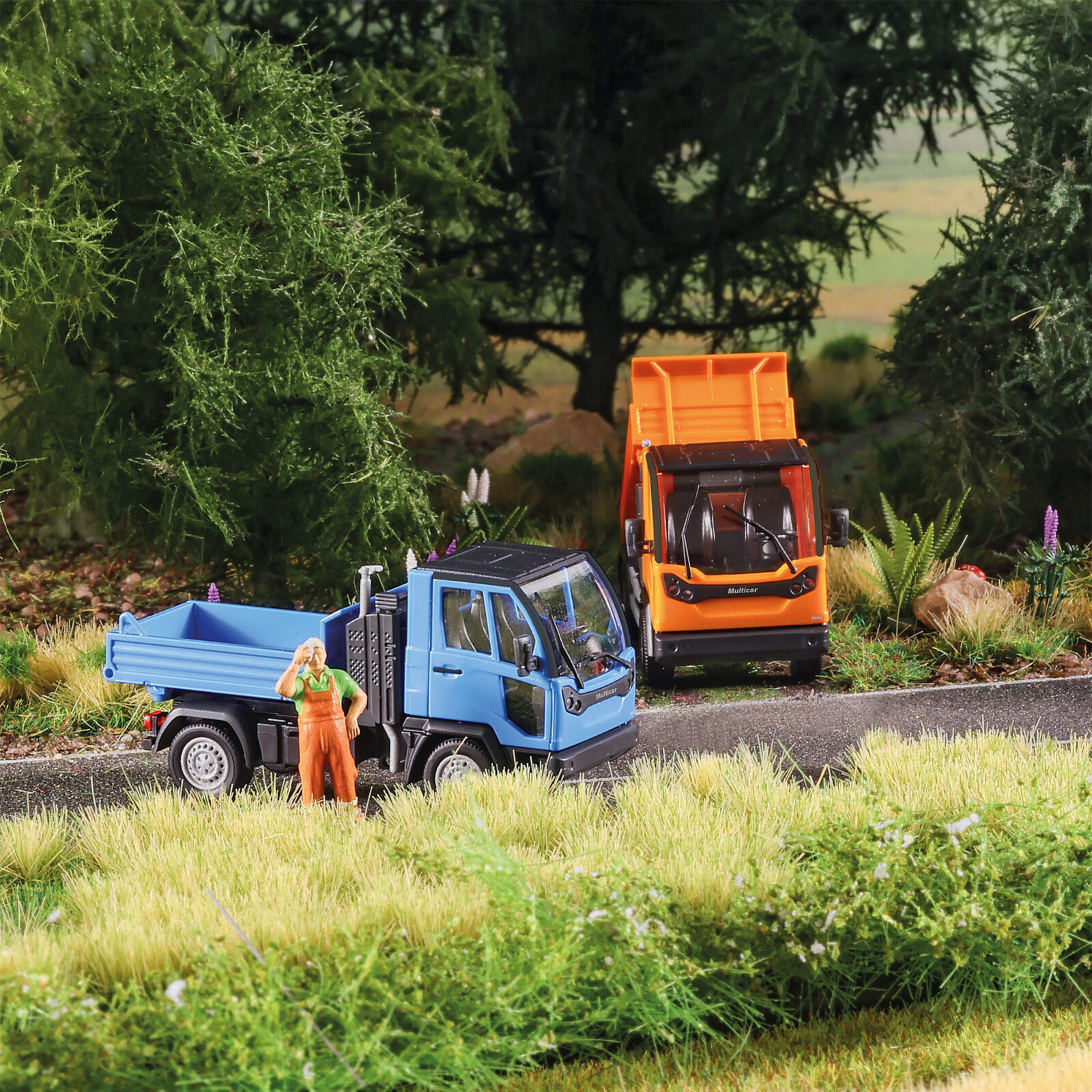 Multicar M31 - Blu Scala H0 DS Modellismo Multicar M31 Blu scala H0 Busch