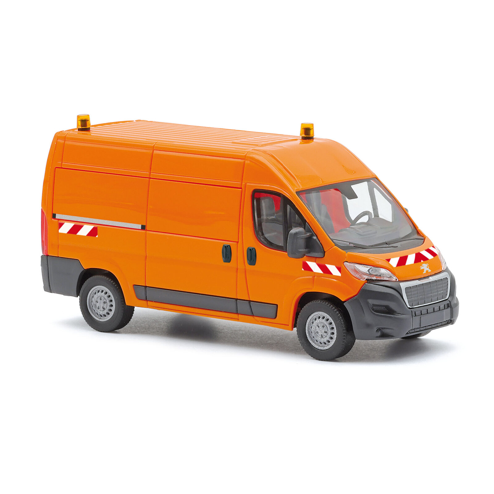 Peugeot Boxer - Arancione Scala H0 DS Modellismo Peugeot Boxer Arancione scala H0 Busch
