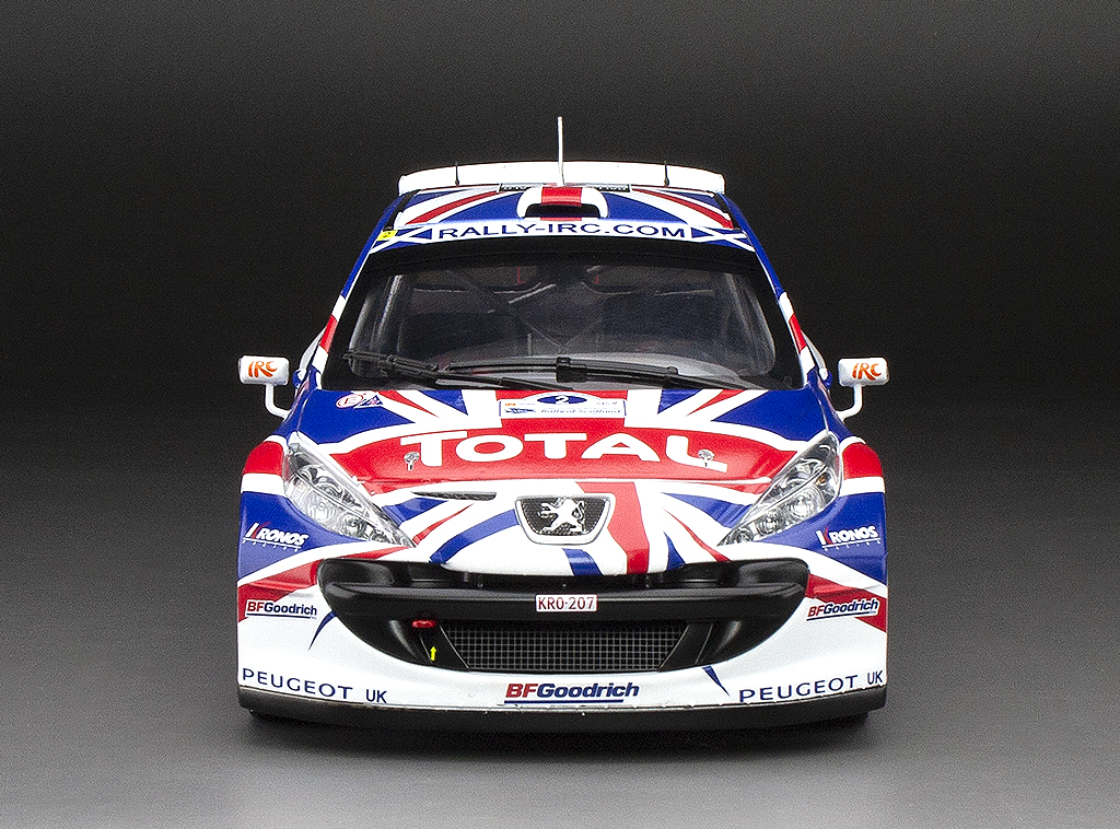 Peugeot 207 S2000 - #2 K.Meeke/P.Nagle - 3rd Rally of Scotland 2010 DS Modellismo Peugeot 207 S2000 #2 scala 1:18