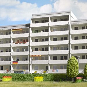 Edificio prefabbricato WBS 70 scala H0