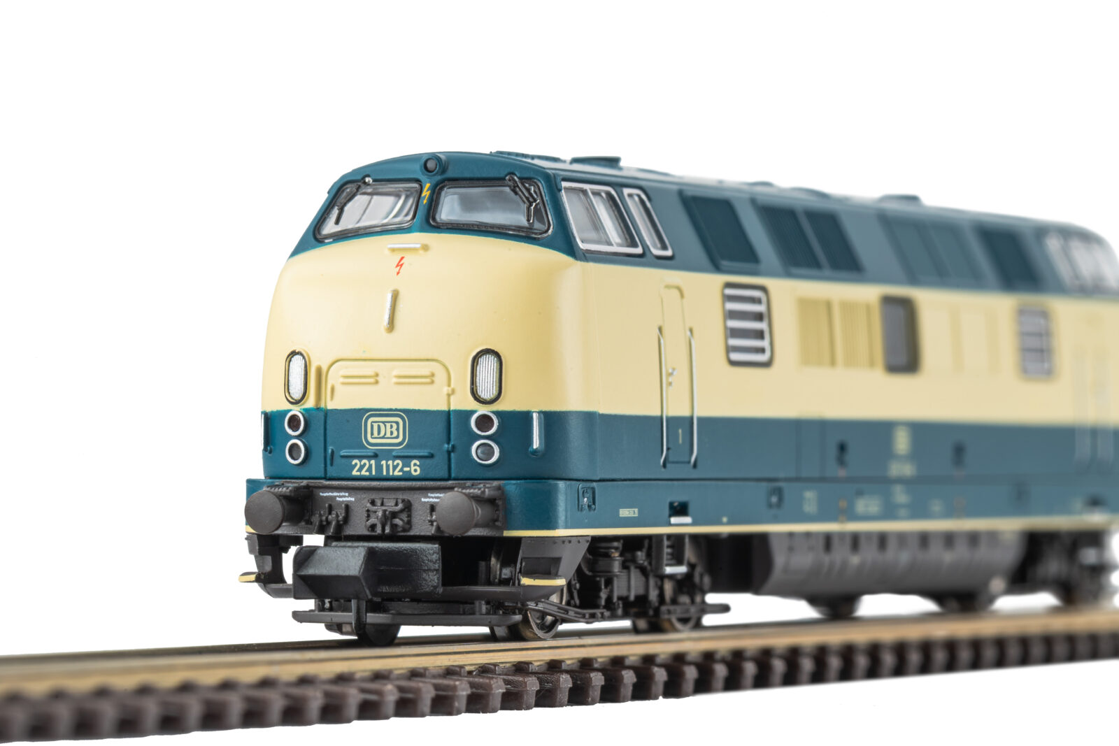 Locomotiva Diesel / Sound BR 221 blau beige DB Epoca IV Scala N DS Modellismo Locomotiva Diesel / Sound BR 221 scala N