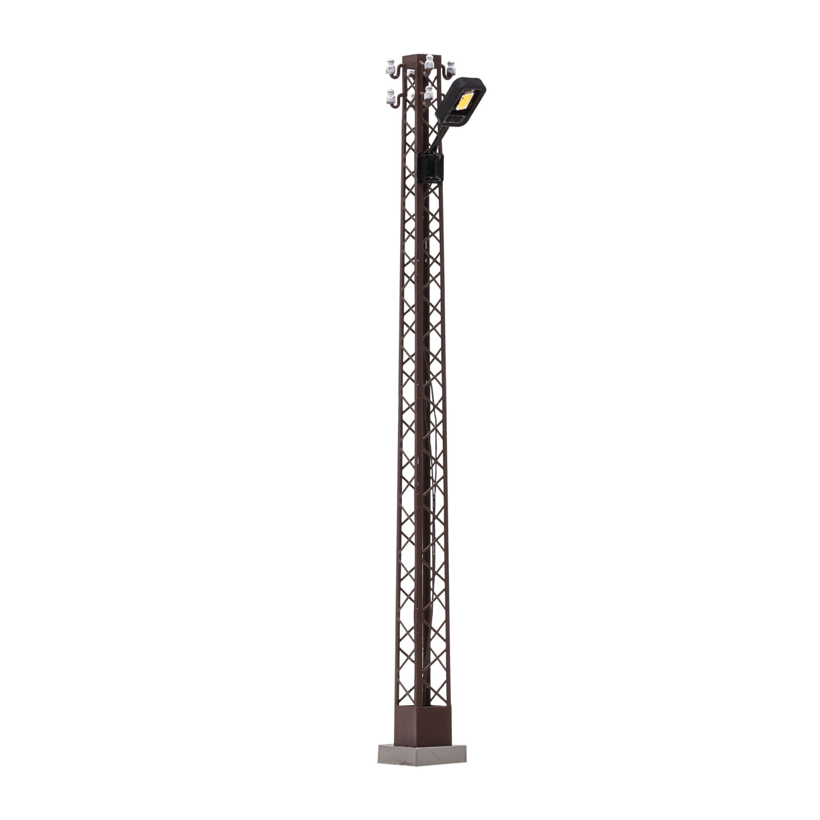 Lampione a traliccio, arrugginito - Luce Gialla Scala H0 DS Modellismo Lampione a traliccio, arrugginito scala H0