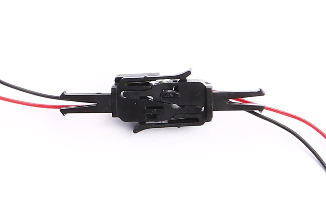 Gancio corto H0, con conduzione di corrente DS Modellismo Gancio corto H0, conduzione scala H0
