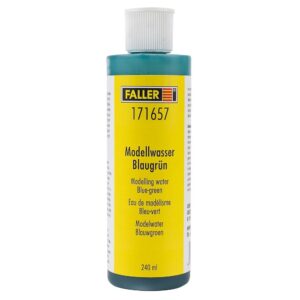 Modellazione dell'acqua, blu e verde
