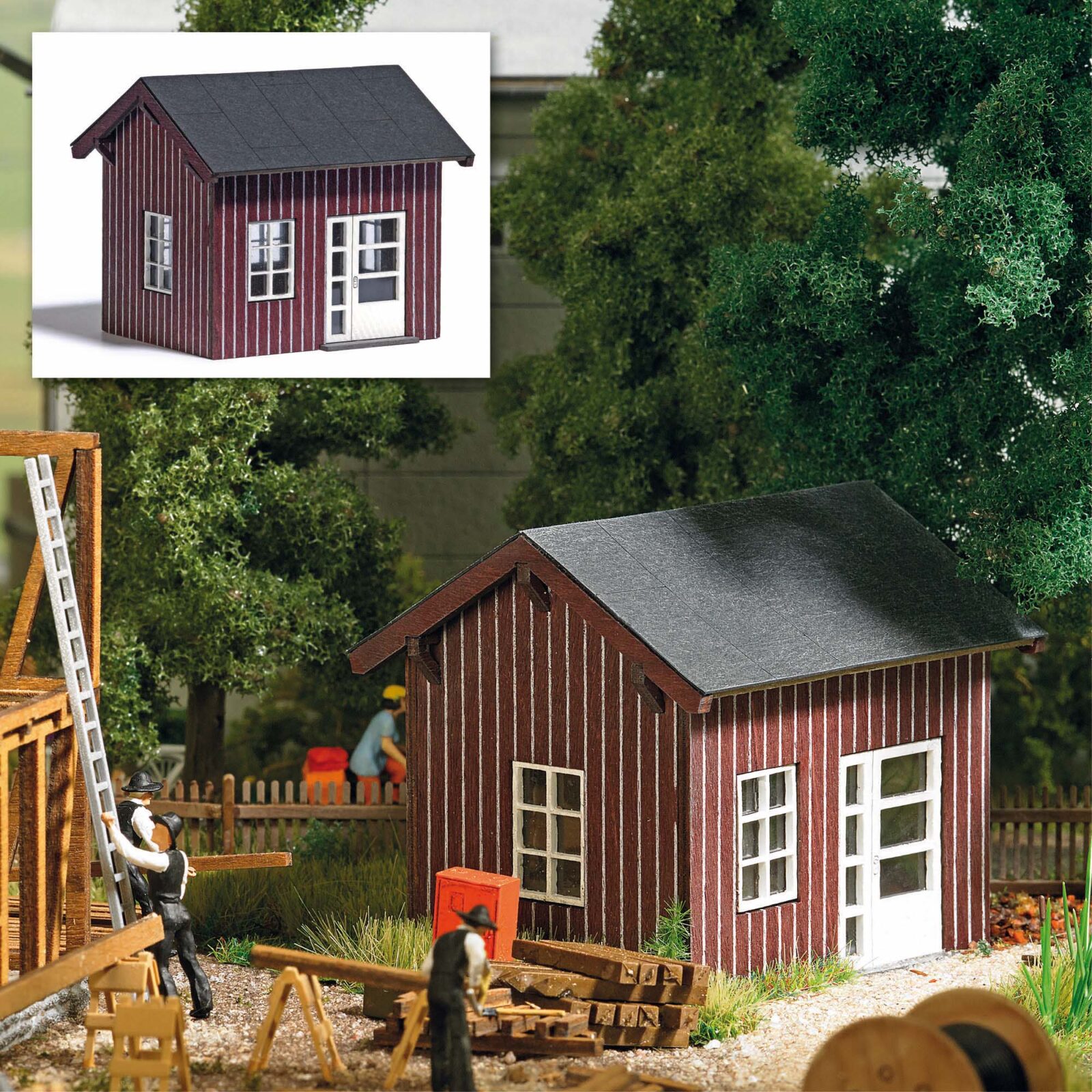 Piccola officina Scala H0 DS Modellismo Piccola officina scala H0 Busch