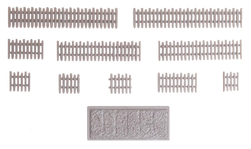 Recinzione a picchetto - 437 mm Scala N DS Modellismo Recinzione a picchetto 437 mm scala N Faller