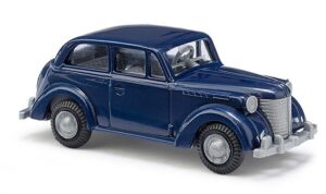 Opel Olympia blu scala H0 Busch